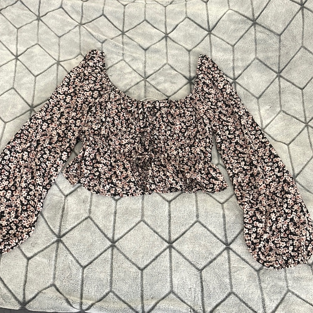 Floral crop top